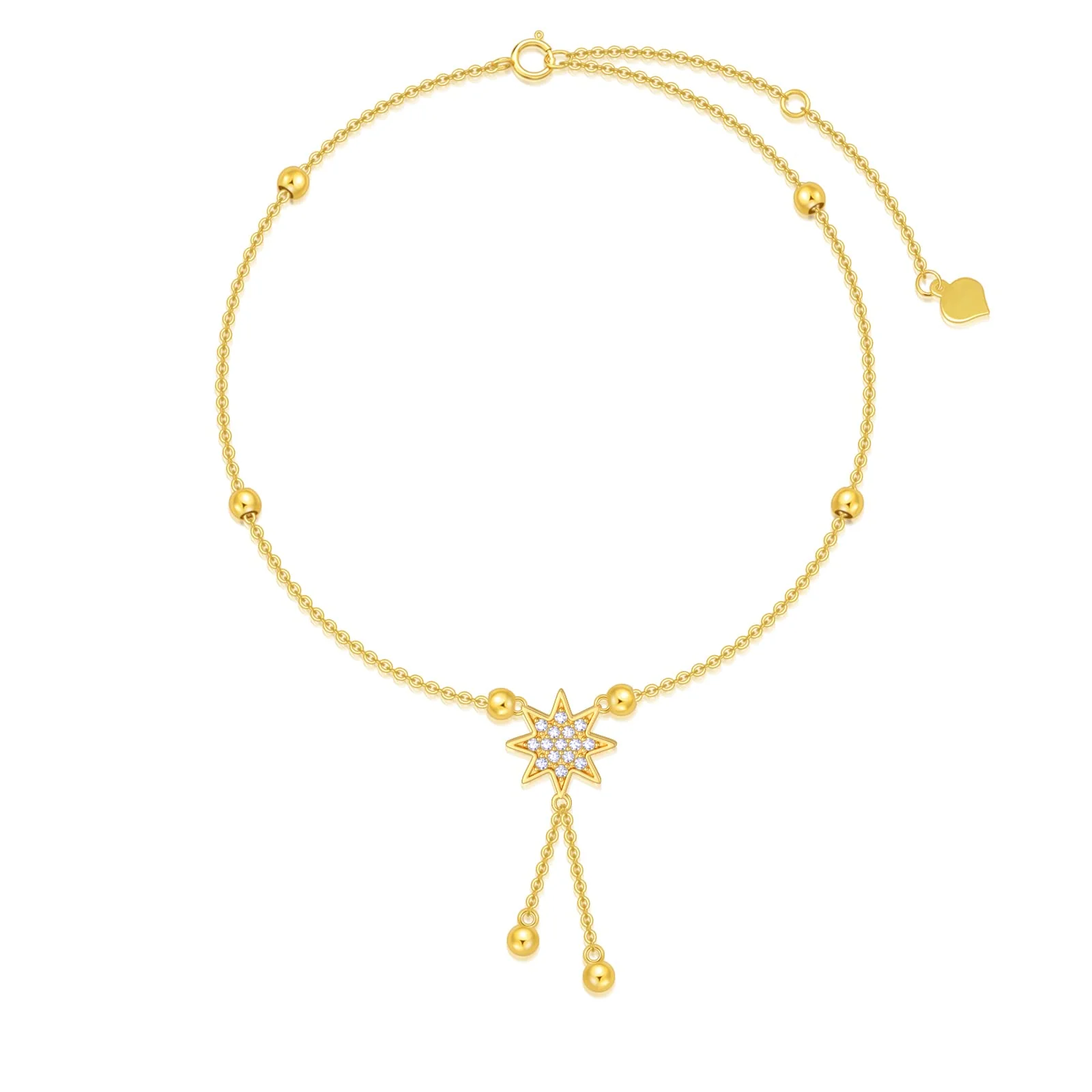 Choosing the Right Anklet: A Guide to SISGEM Solid Gold Star Anklet
