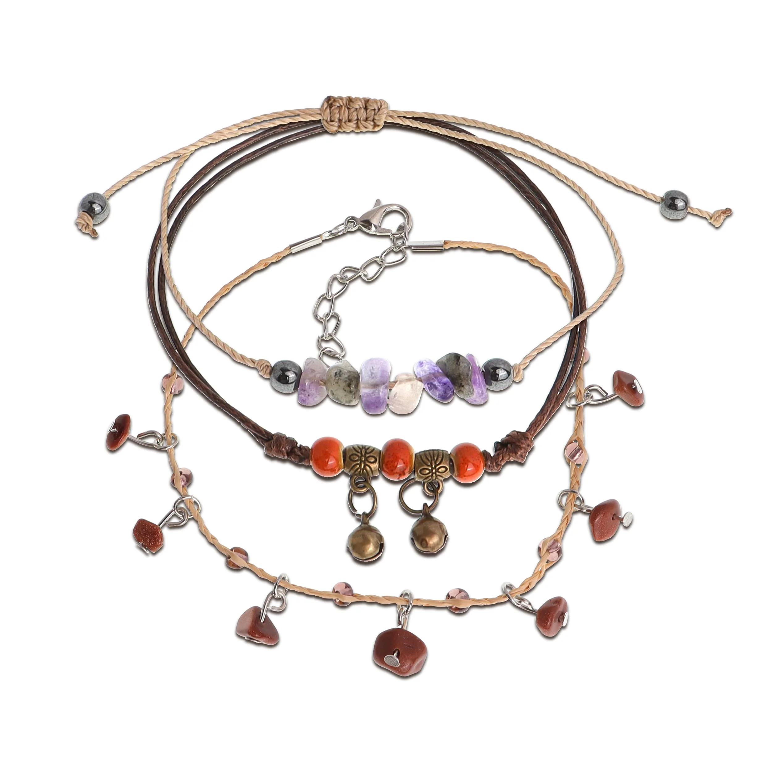 Choosing the Right Boho Anklet: A Guide to JeanBeau’s Pottery Seed Beads Set