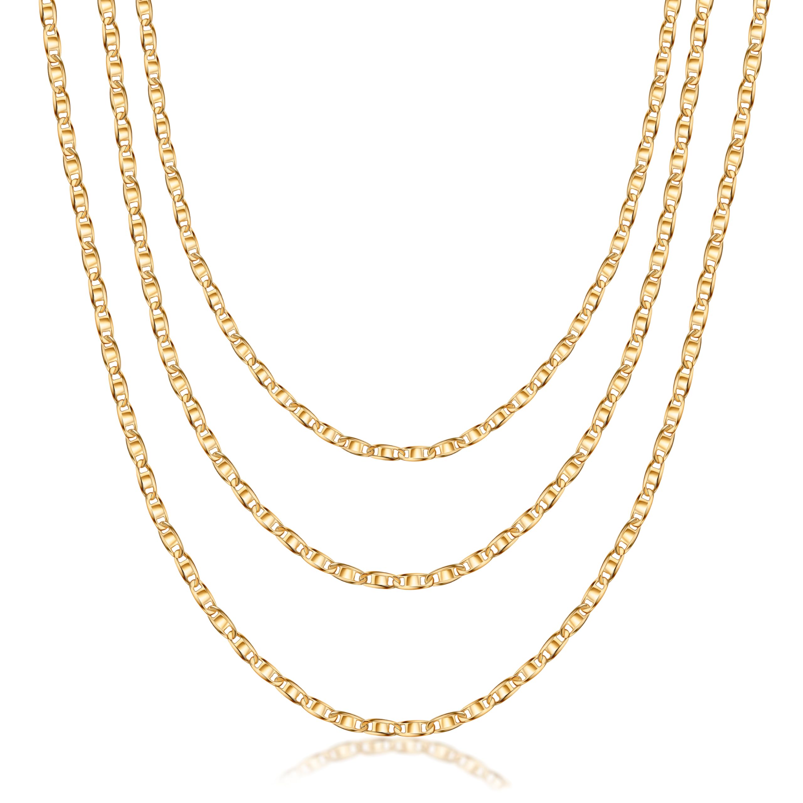 Choosing the Right Layered Necklace: A Guide to Barzel’s Gold Plated Mariner Style