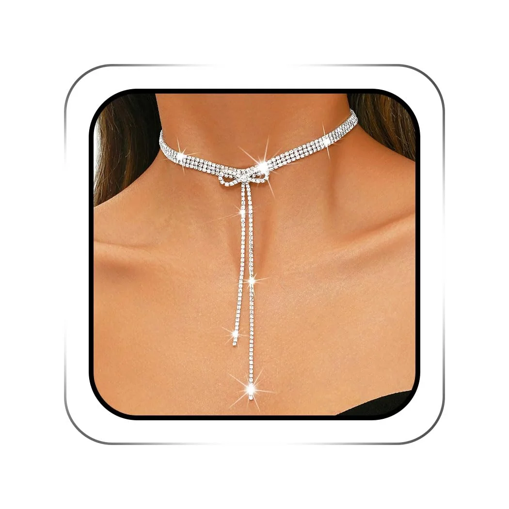 Choosing the Right Rhinestone Bow Choker Necklace