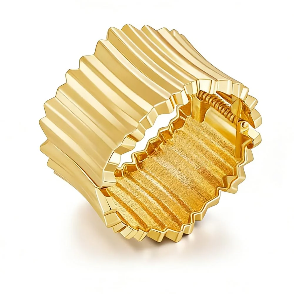 Choosing the Right Statement Jewelry: A Guide to Golden Matte Bangles