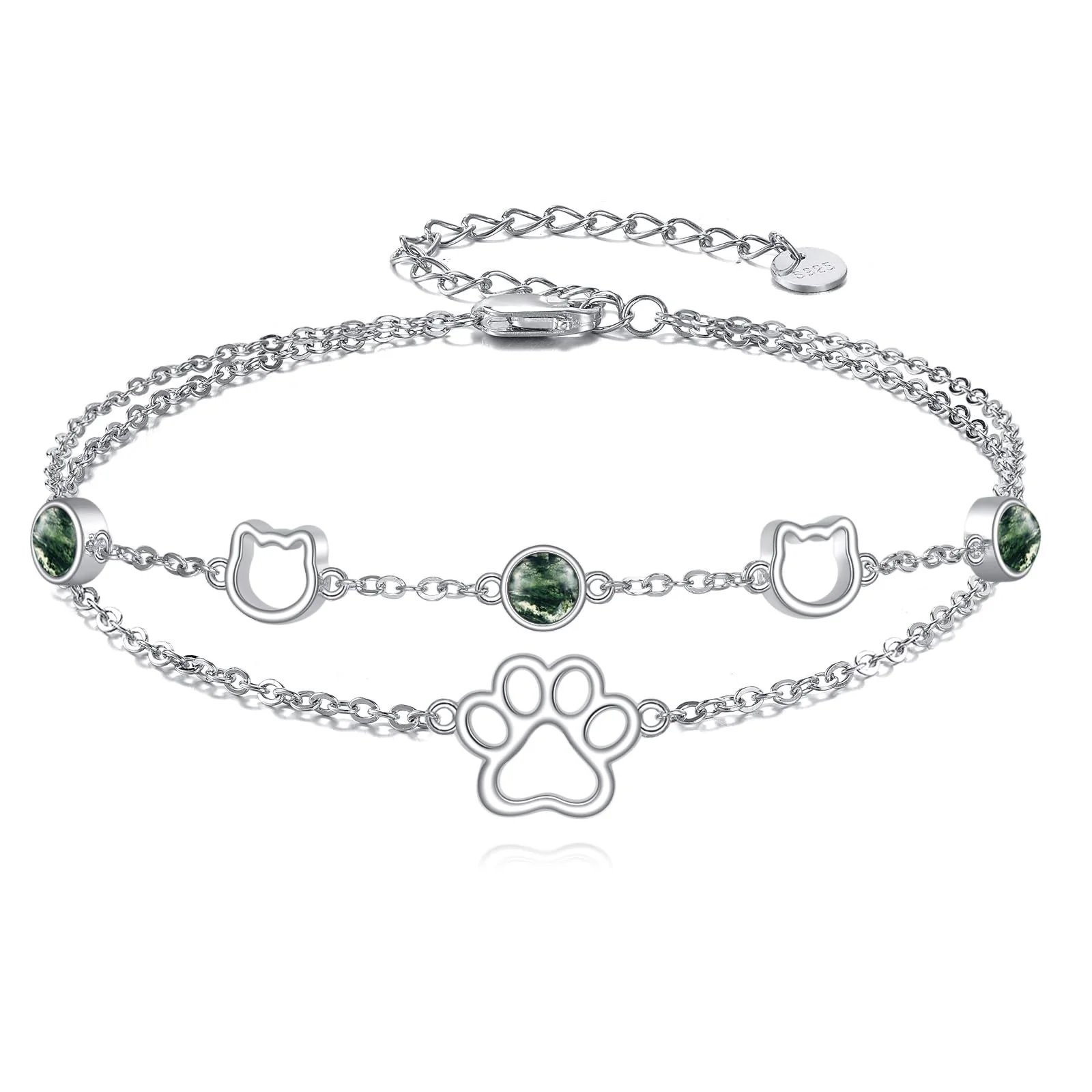 Choosing the Right Ankle Bracelet: A Guide to Dainty Moss Agate Anklets